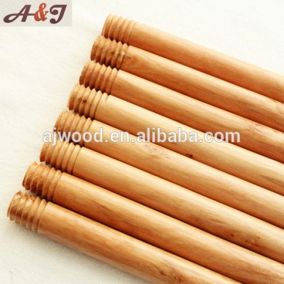 Smooth wooden mop rod for cleaning products